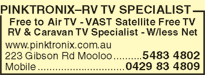 PinkTronix-RV TV Specialist - Kawana Tourism 4