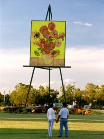 Van Gogh Sunflower Painting - Kawana Tourism 0
