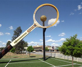 Barellans Big Tennis Racquet - Kawana Tourism 0