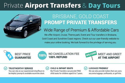 Private Airport Transfers- Brisbane Airport To Broadbeach - Kawana Tourism 1