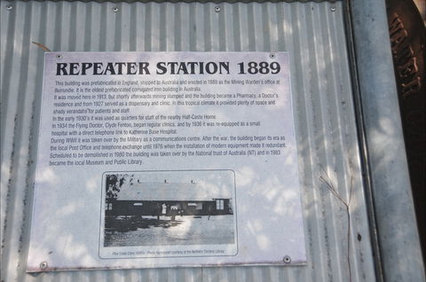 Pine Creek Post Office And Repeater Station - Kawana Tourism 1