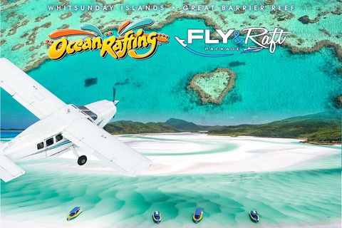 Great Barrier Reef Scenic Flight And Ocean Rafting Whitehaven Beach Day Trip - Kawana Tourism 0