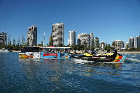 Aquaduck & Paradise Jet Boating Combo - Kawana Tourism 0