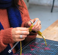 Knit  Sip Make a Cosy Scarf - Kawana Tourism