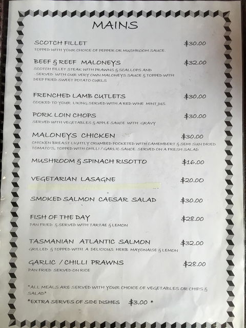 Maloneys Restaurant - Kawana Tourism 10