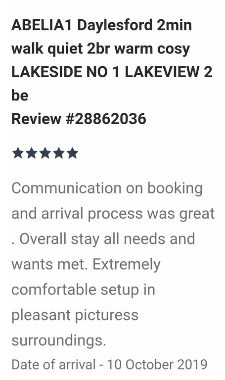 Abelia Cottages SPA LAKESIDE COTTAGE NO 1 - Kawana Tourism 3