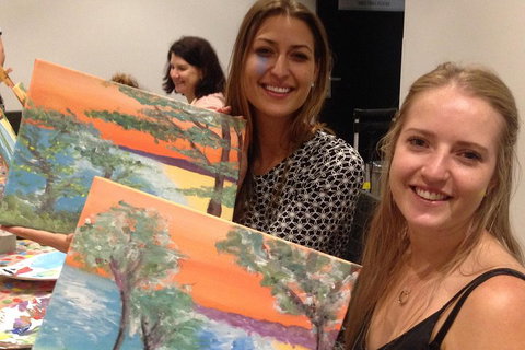 Friday Night 2 For 1 Paint And Sip Art Sessions - Kawana Tourism 4