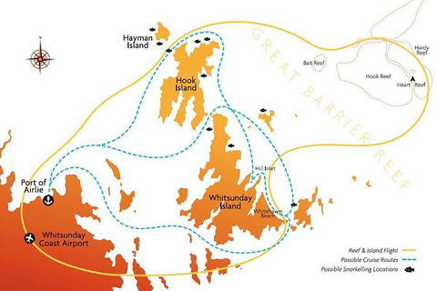 Reef And Island Scenic Flight From Airlie Beach - Kawana Tourism 0