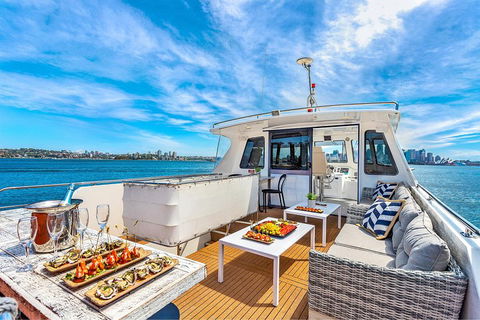 Vivid 90-Minute Sydney Harbour Intimate Catamaran Cruise With Canapes - Kawana Tourism 4
