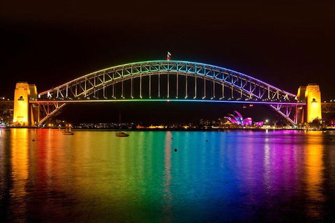 Vivid 90-Minute Sydney Harbour Small Group Catamaran Cruise - Kawana Tourism 3